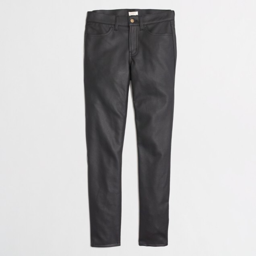 J. Crew Faux Leather Pants Sz 4/27